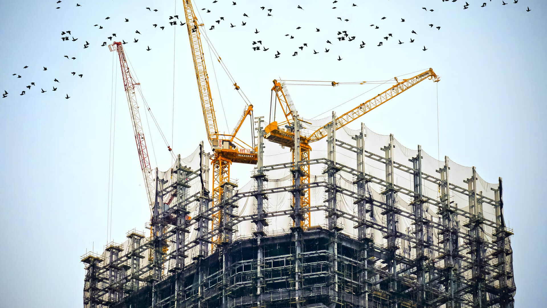Construction team meeting